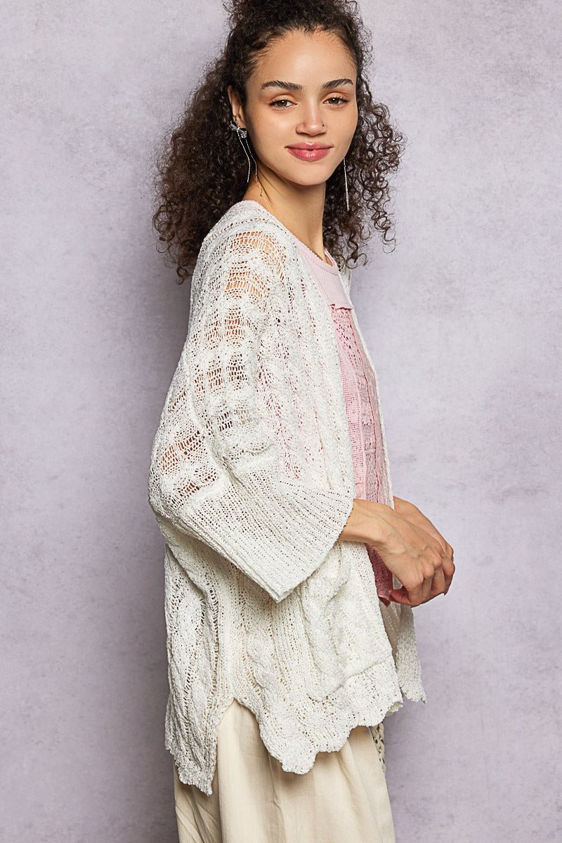 POL Open Front Cardigan