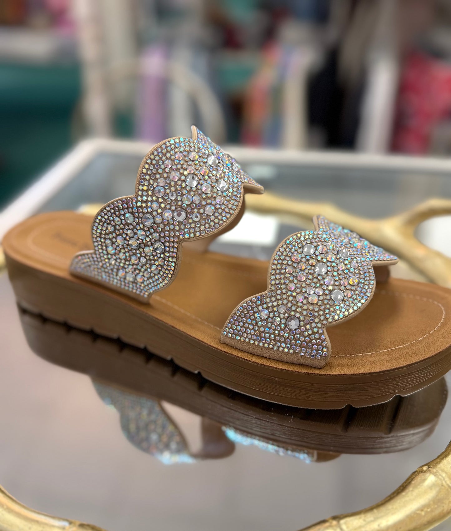 Pierre Dumas Nala Sandals Gold