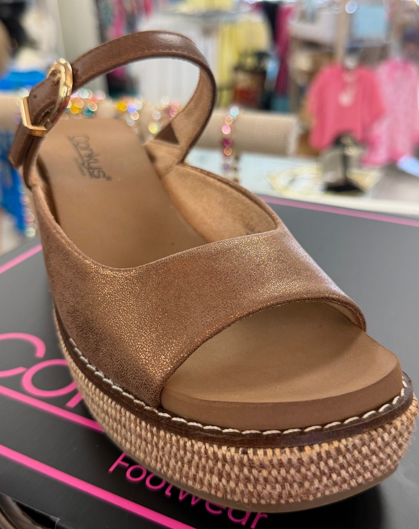 Corkys Bronze Treat Yourself Wedges