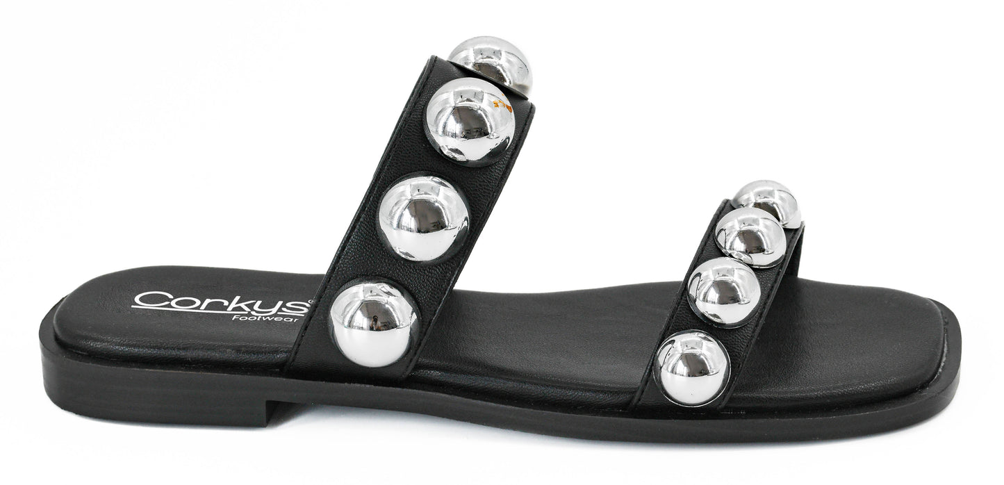 Corky's Catch a Buzz Black Sandal