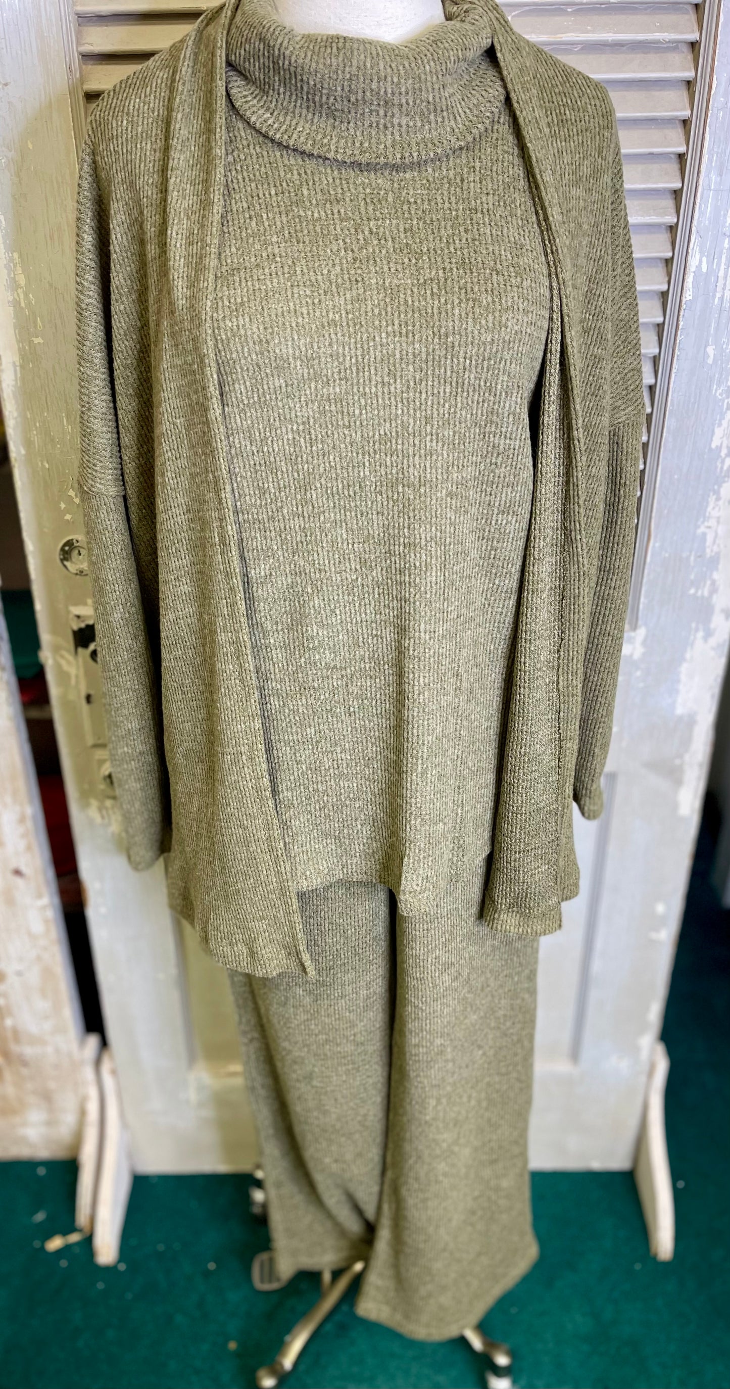 DS Signature Waffle Knit 3-piece Set