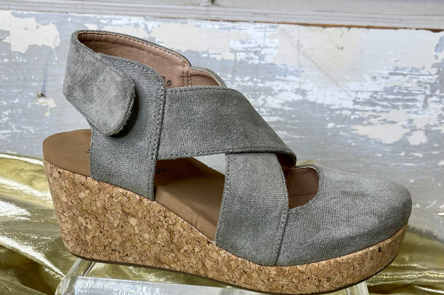Corky’s Grey Case Closed Sandal