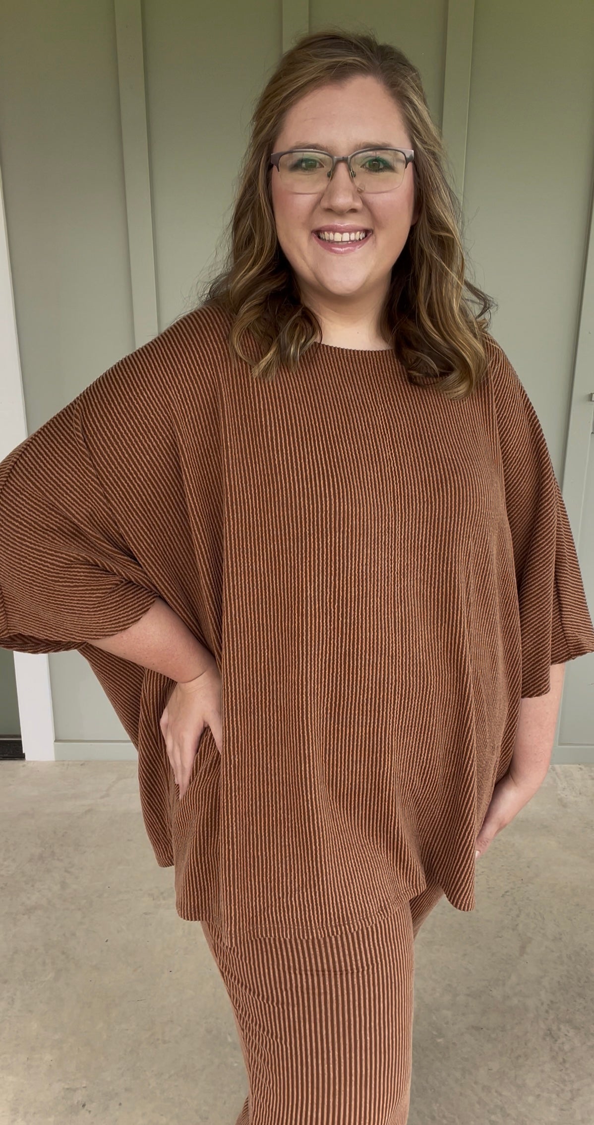 Plus Size Espresso Wanderer Set