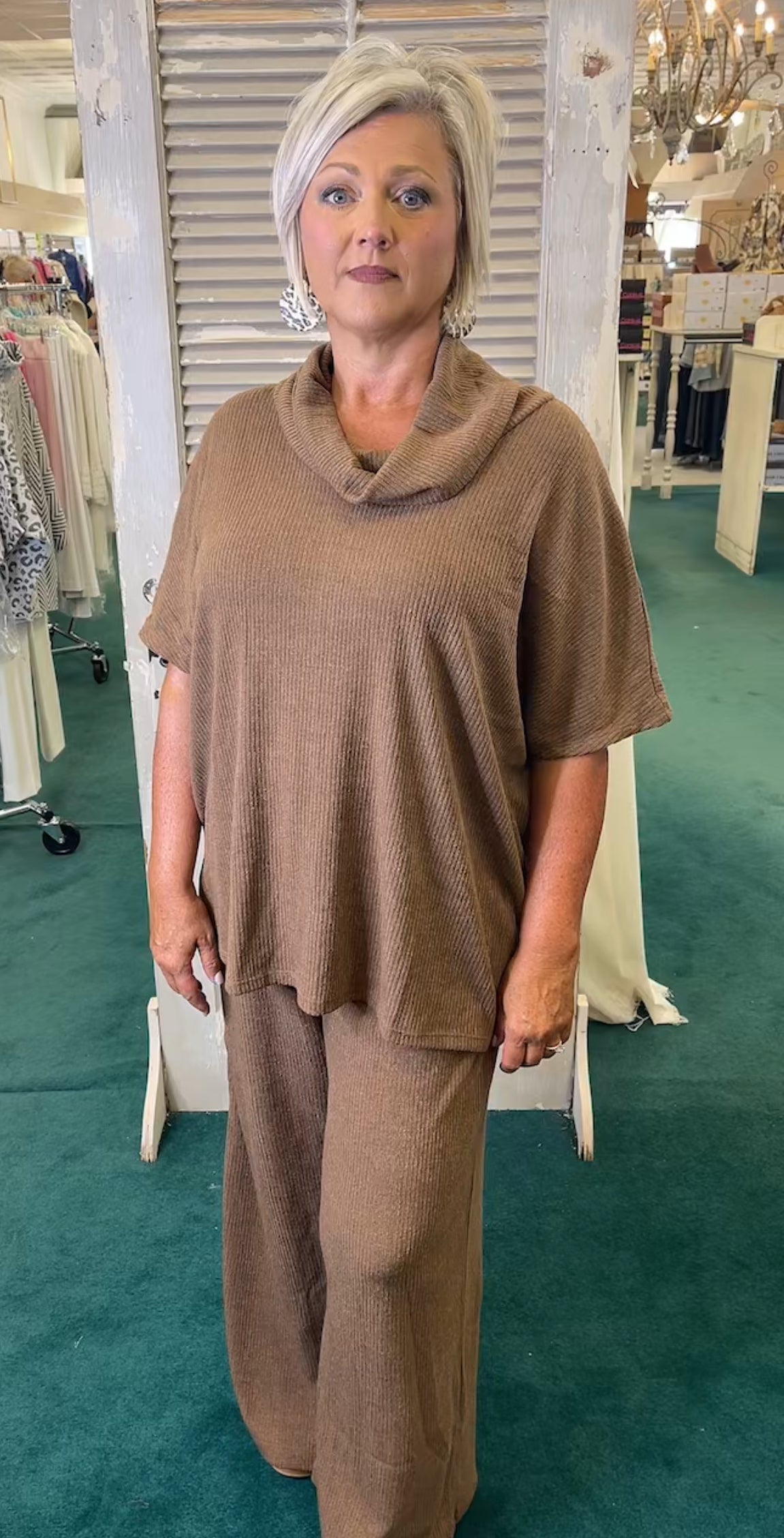 Cowl Neck Villa Set