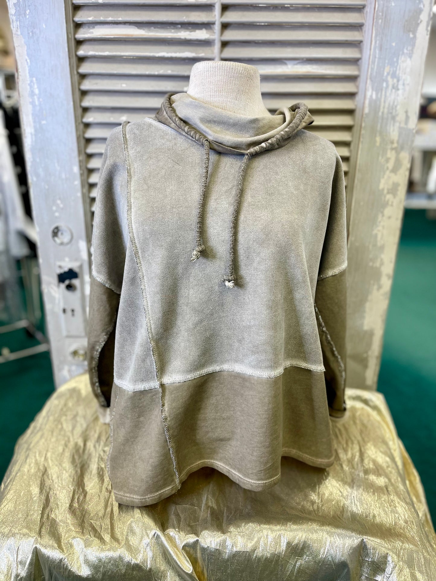 Shimmering Seams Top