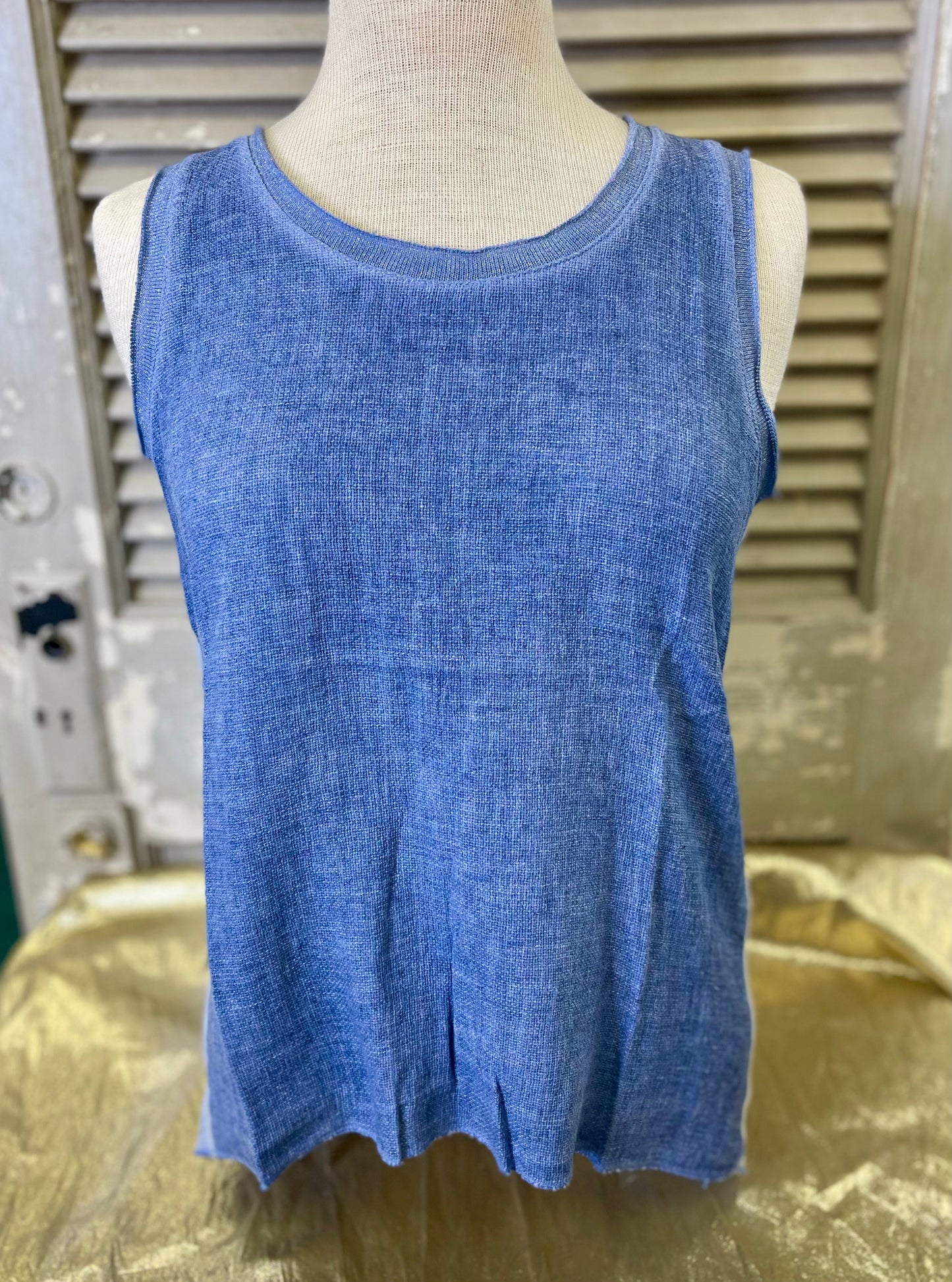 Tempo Paris Linen Tank Top