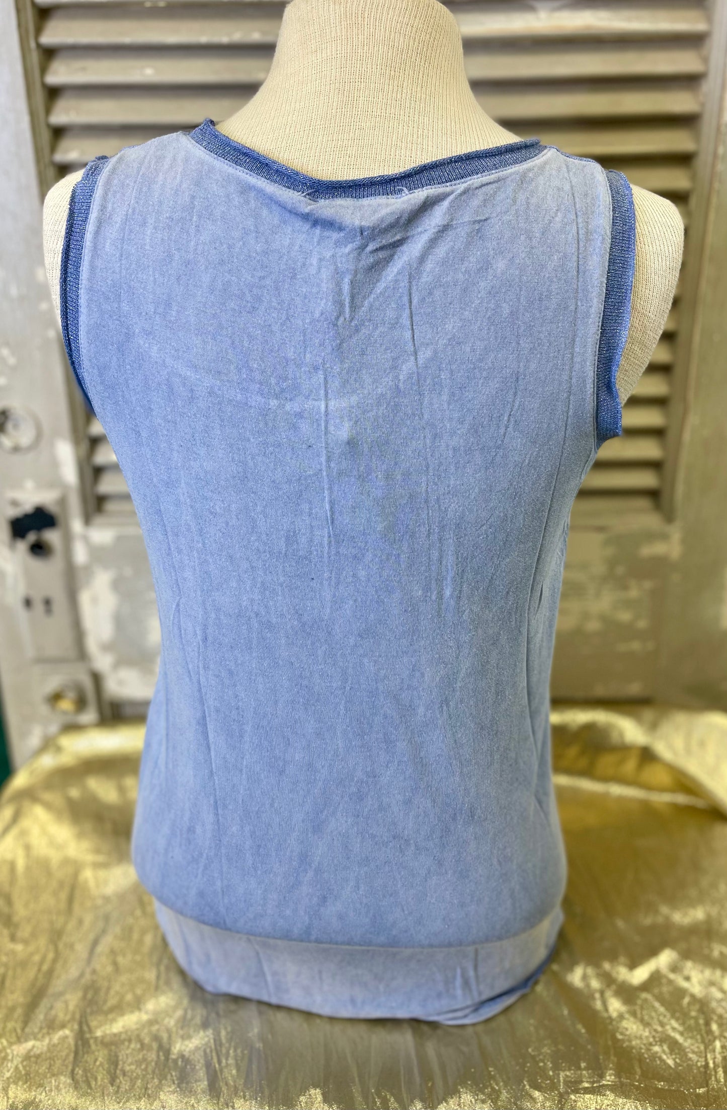 Tempo Paris Linen Tank Top