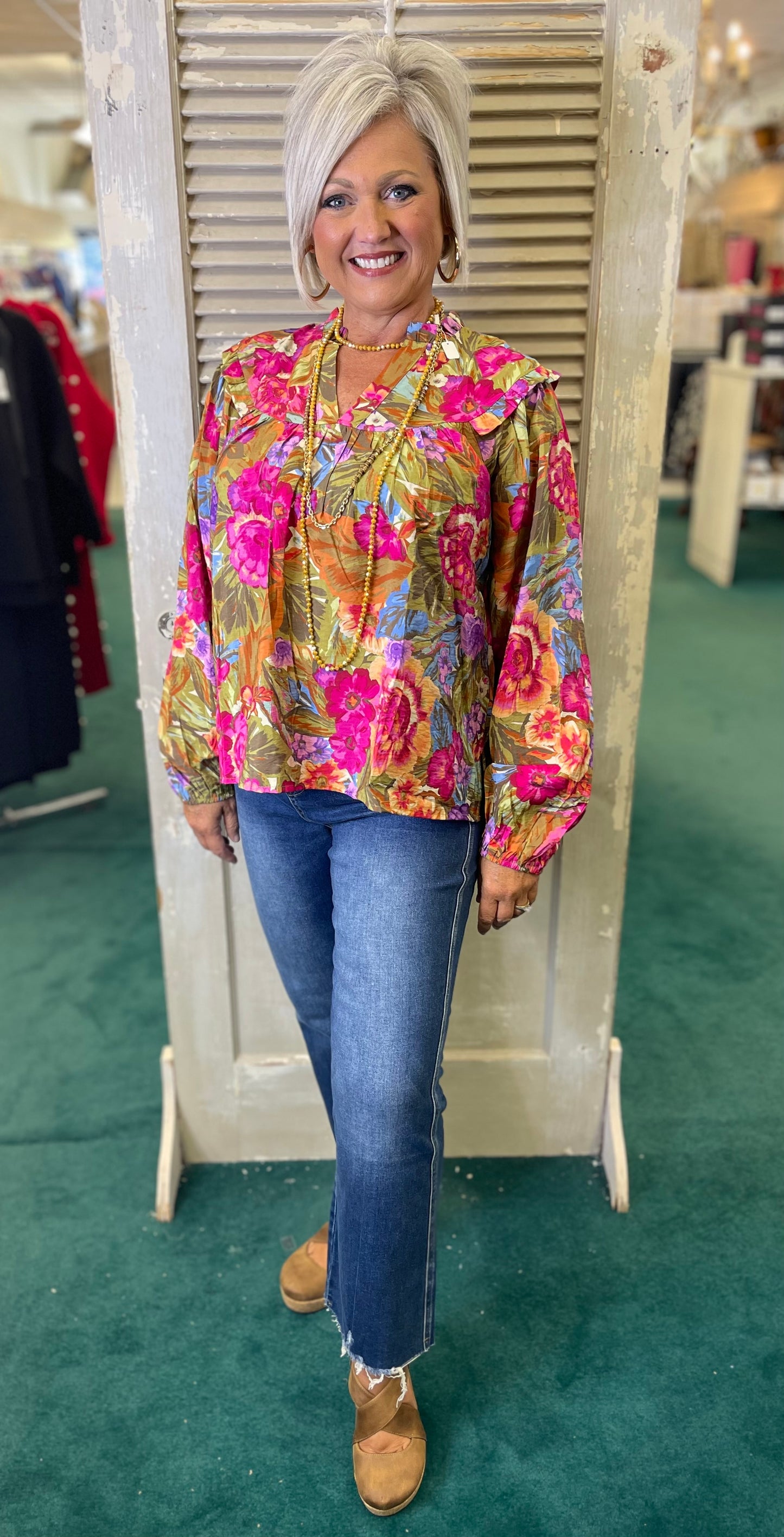 Autumn Blooms Top