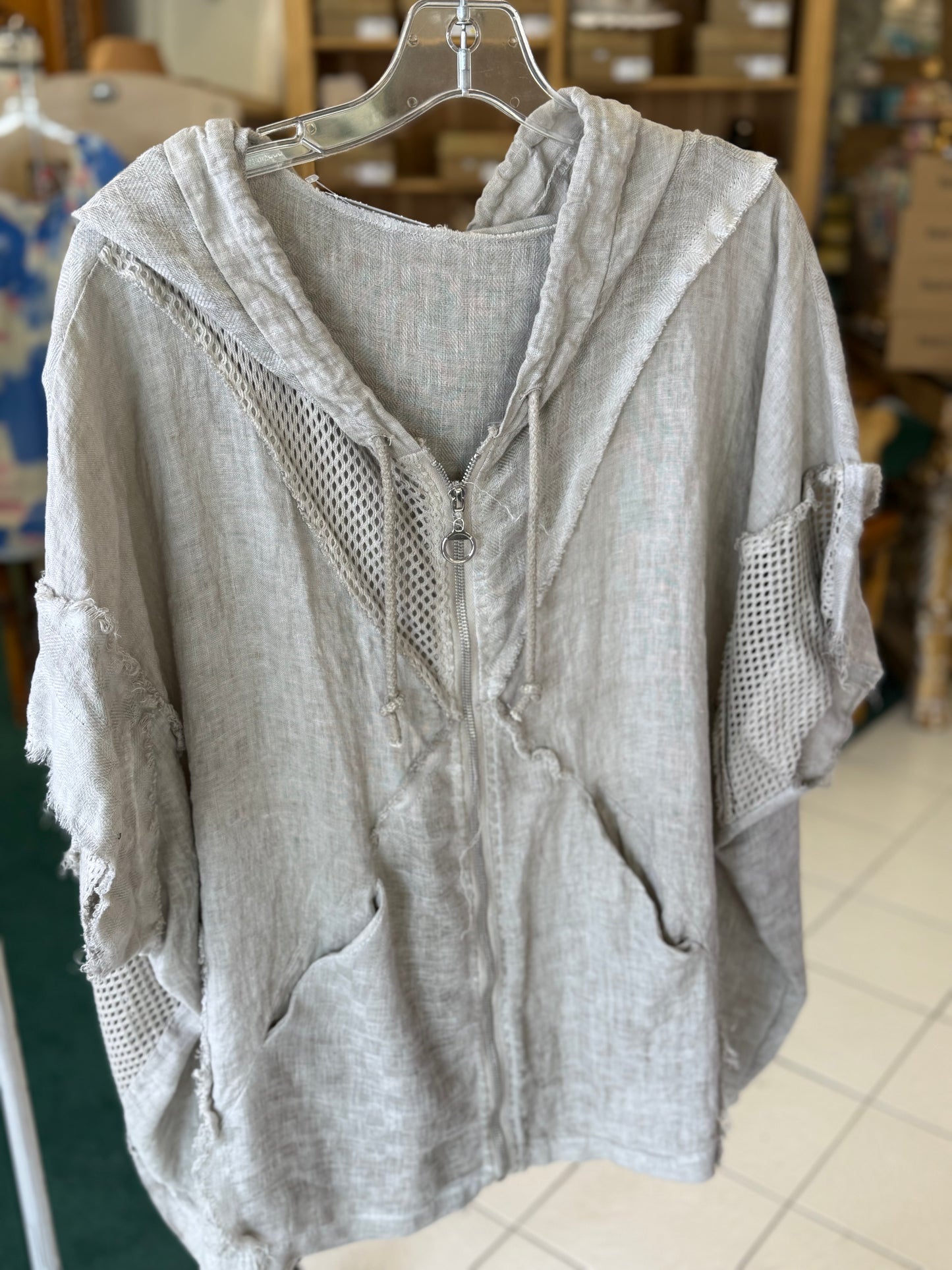 Summer Linen Hoodie - One Size Fits All