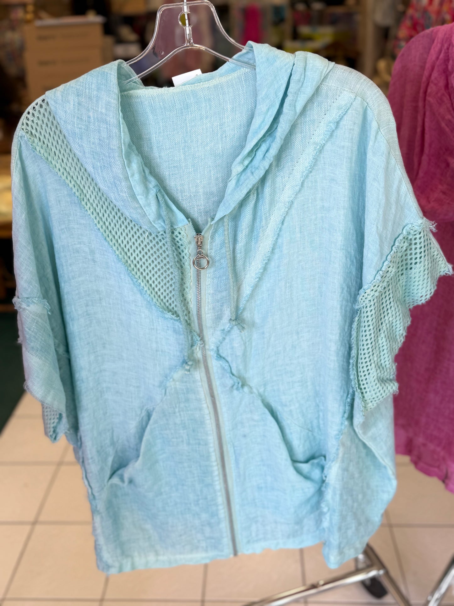 Summer Linen Hoodie - One Size Fits All