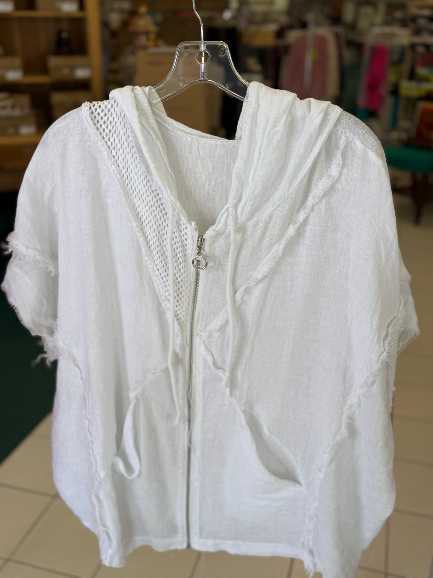 Summer Linen Hoodie - One Size Fits All