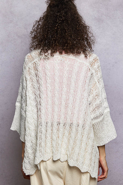 POL Open Front Cardigan