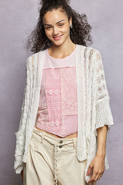 POL Open Front Cardigan