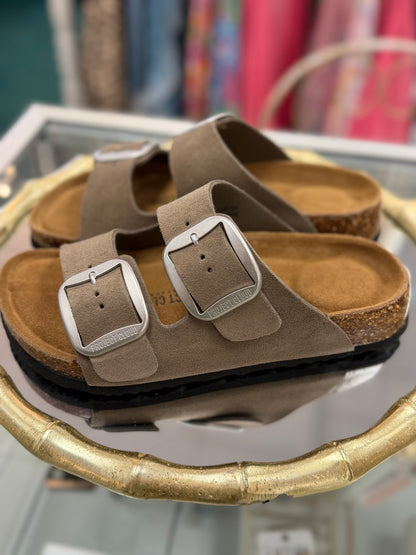 Project Cloud Taupe Suede Lurleen Slides