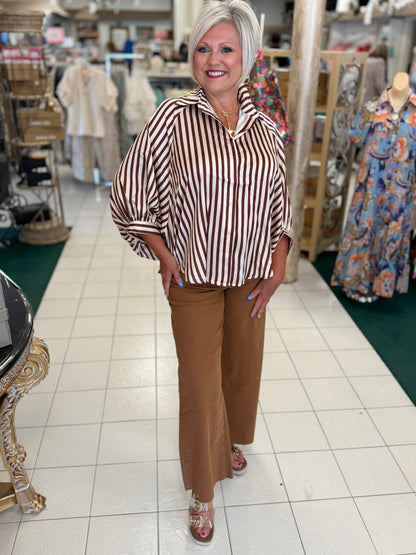 Easel SOFT STRETCH HIGH WAISTED TWILL PANTS