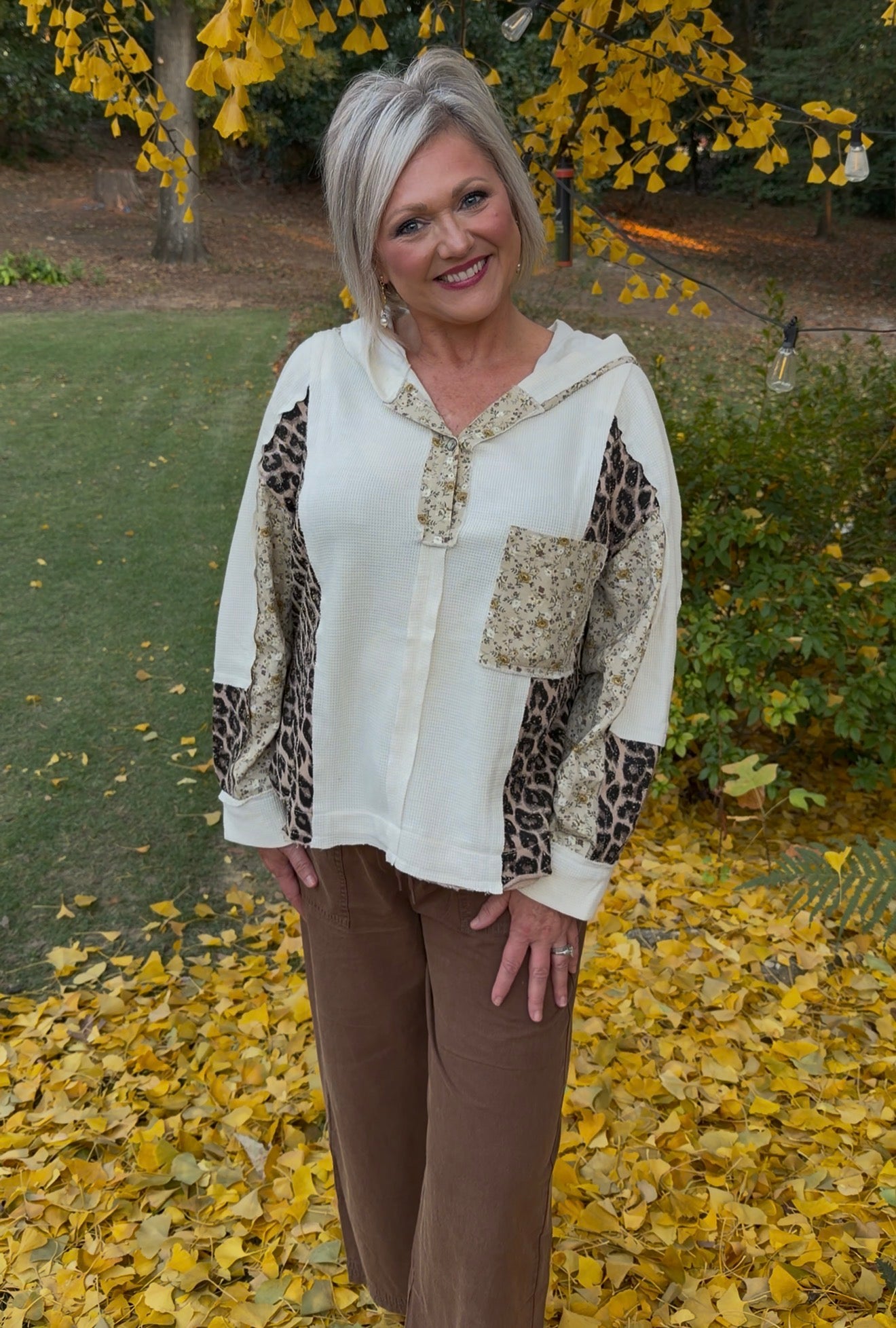 Oddi Plus Size Washed Chocolate Wide Leg Acid Washed Pants