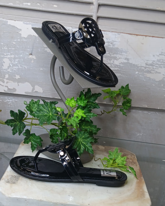 Dolce Vita Gotie Sandal in Black Patent