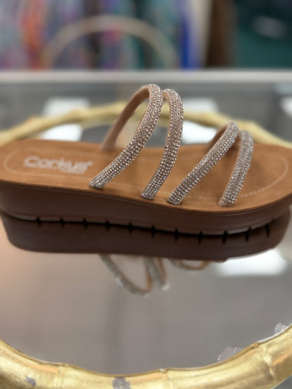 Corky's Striptease Rhinestone Sandal