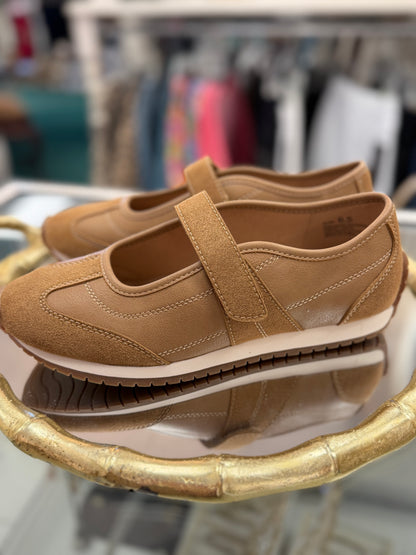 Yellow Box Tan Alina Mary Jane Sneakers