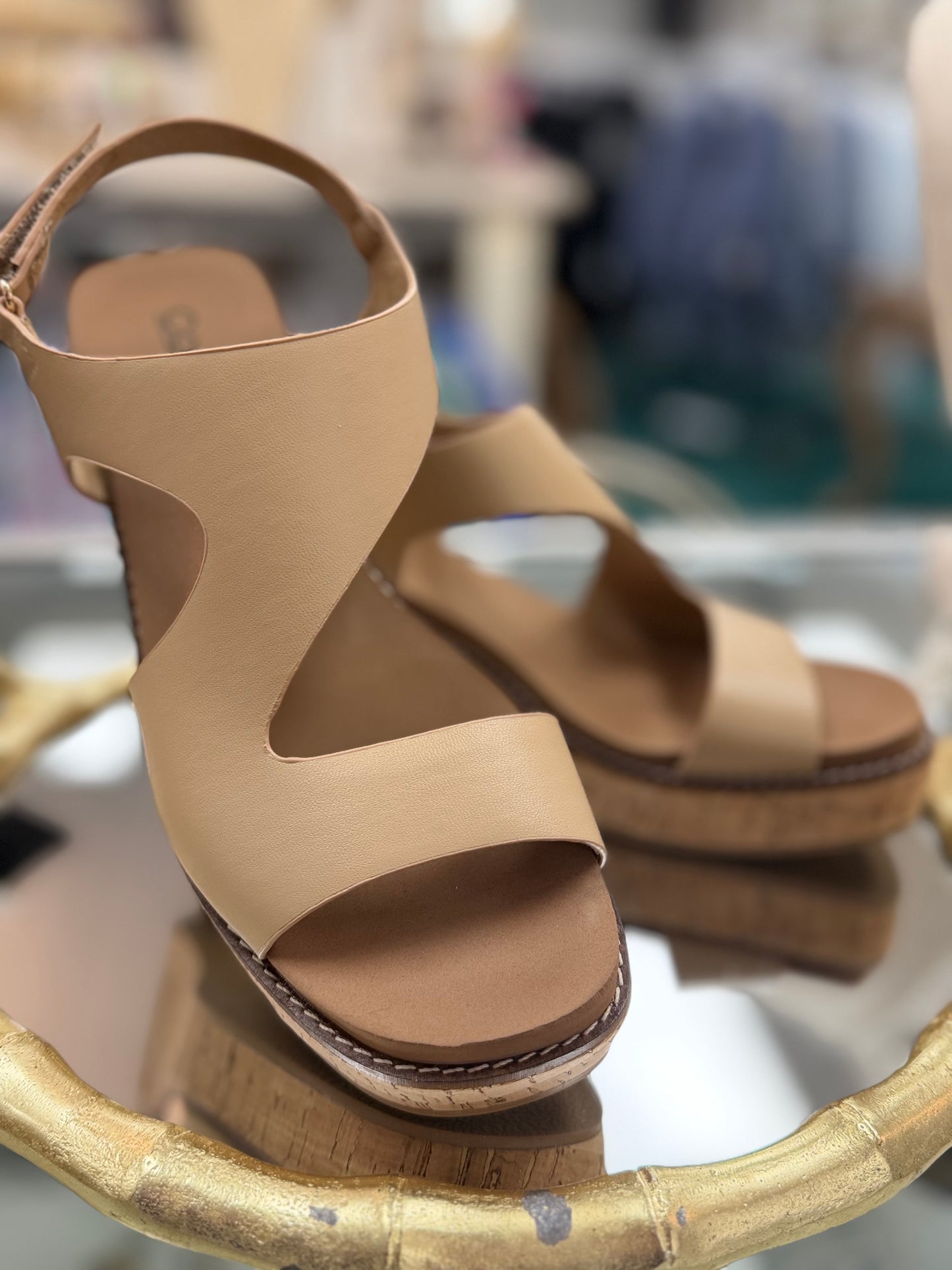 Corky's Steppin Out Camel Wedge