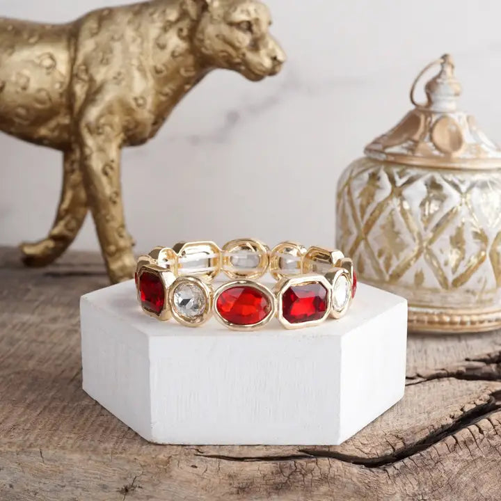 Statement Stretchy Gem Bangle