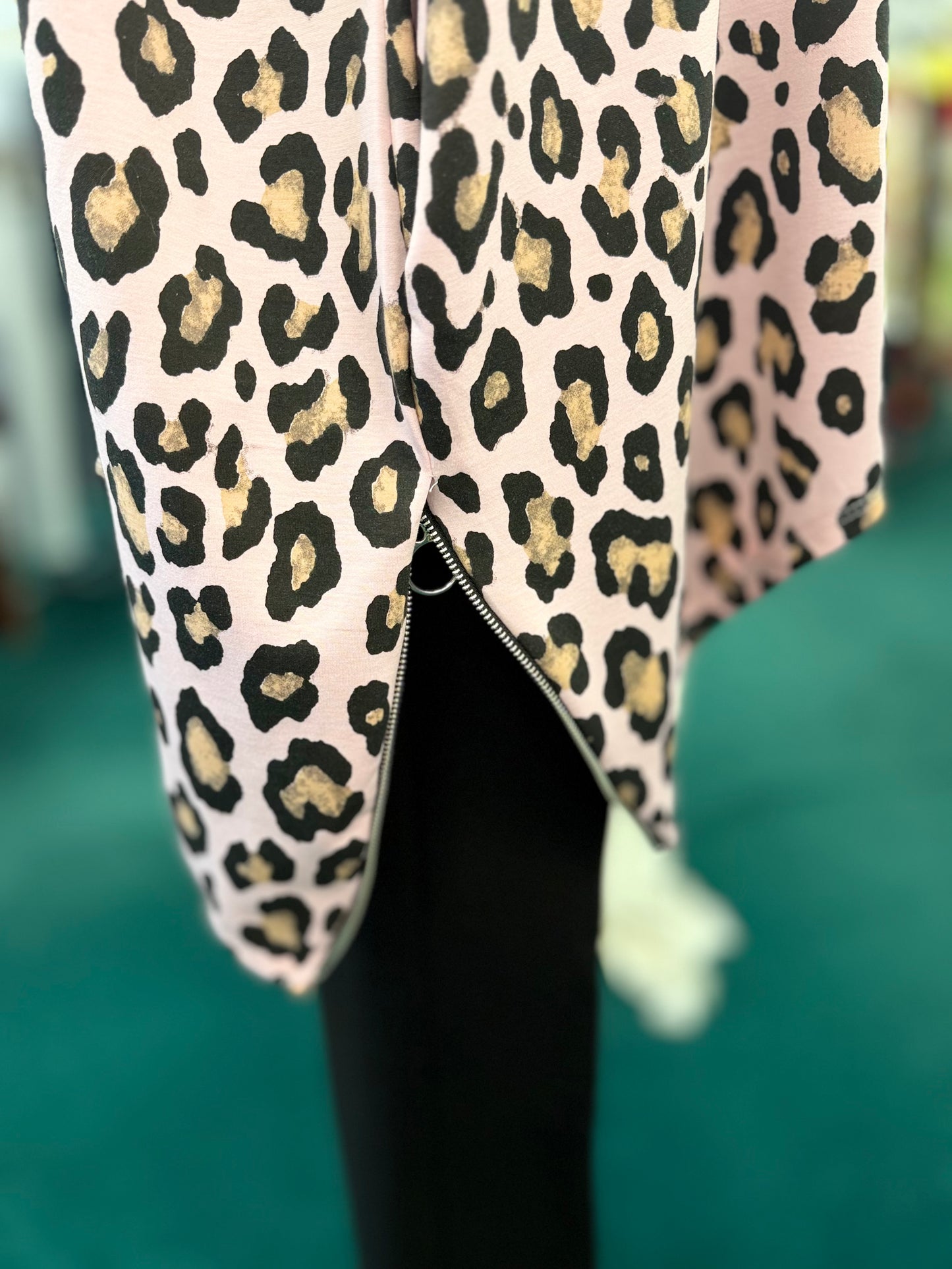 Yolly Short Sleeve Animal Print Tunic