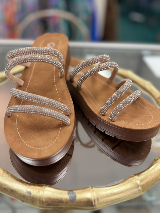 Corky's Striptease Rhinestone Sandal