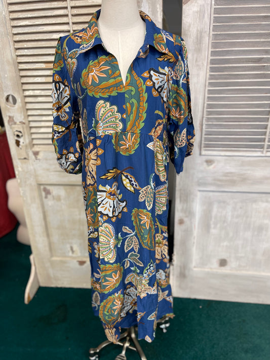 Umgee Midnight Blooms Dress