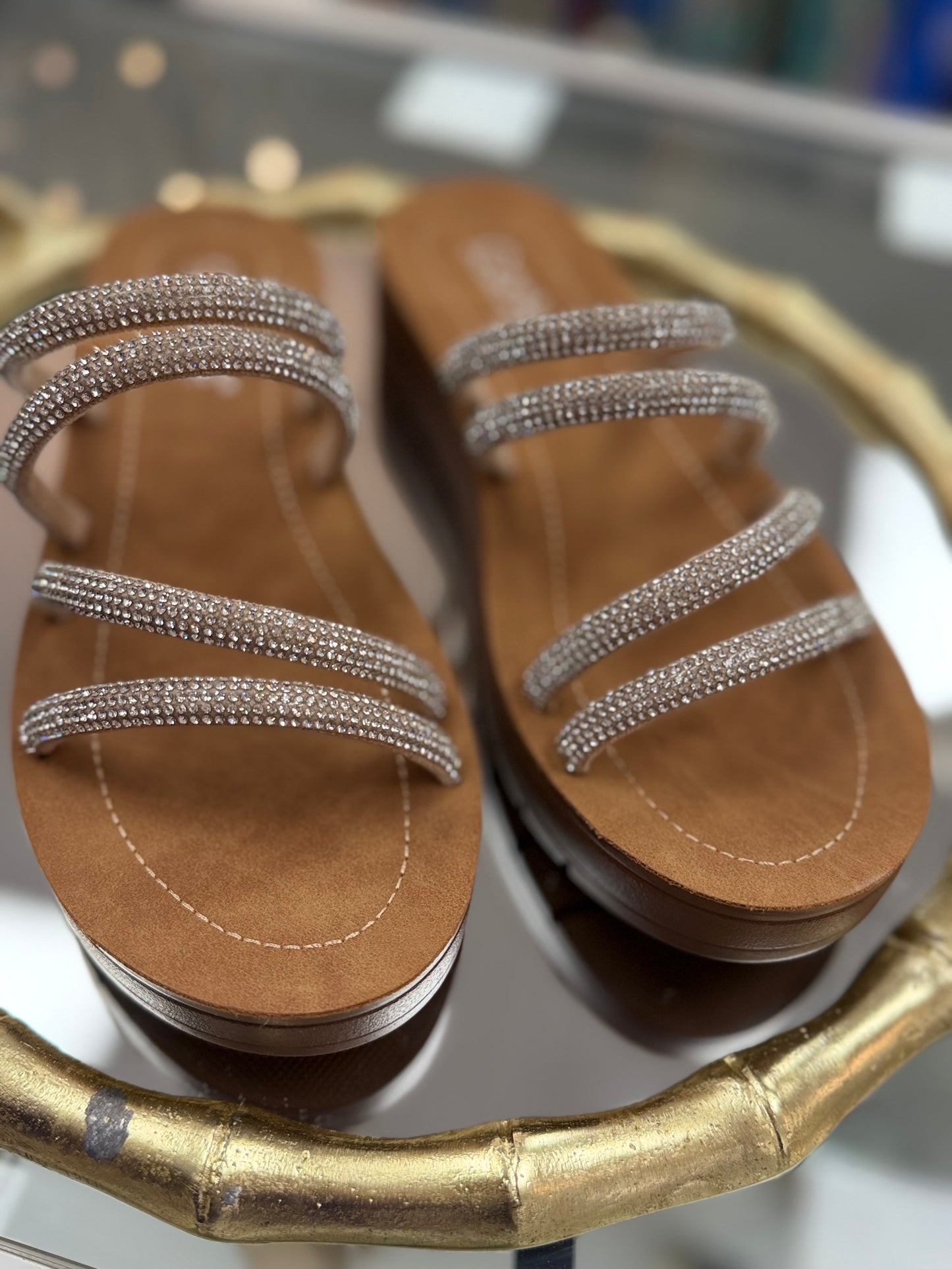 Corky's Striptease Rhinestone Sandal