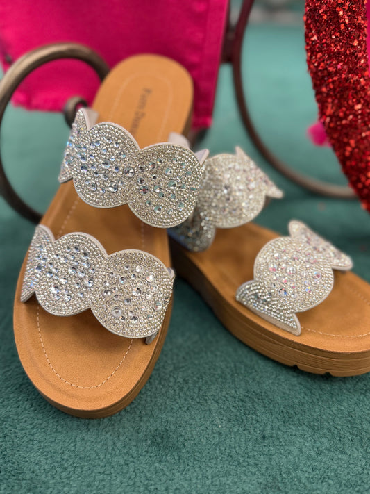 Pierre Dumas Nala Sandals Silver