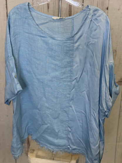 Made in Italy Linen & Silk Top