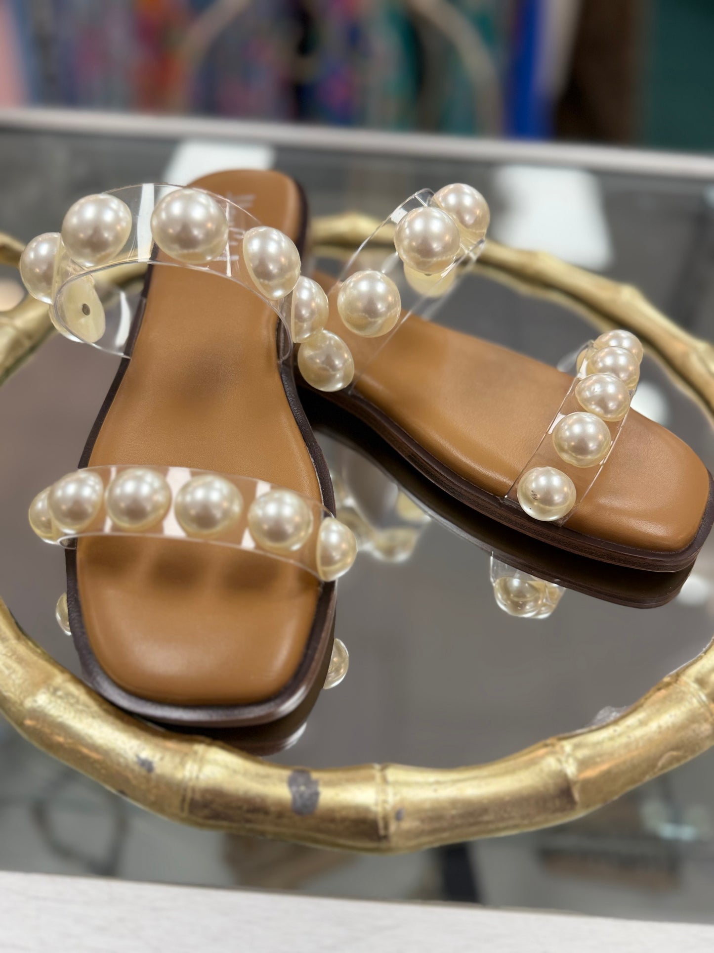 Corky's Catch a Buzz Clear Sandal