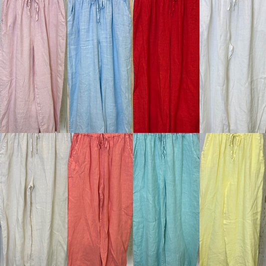 Made in Italy Linen Pants