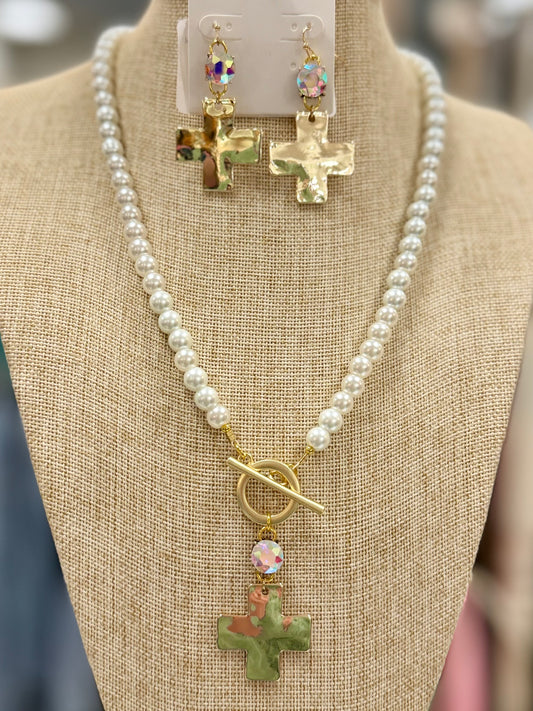 Grace & Light Cross Earrings