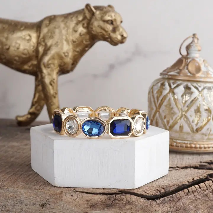 Statement Stretchy Gem Bangle