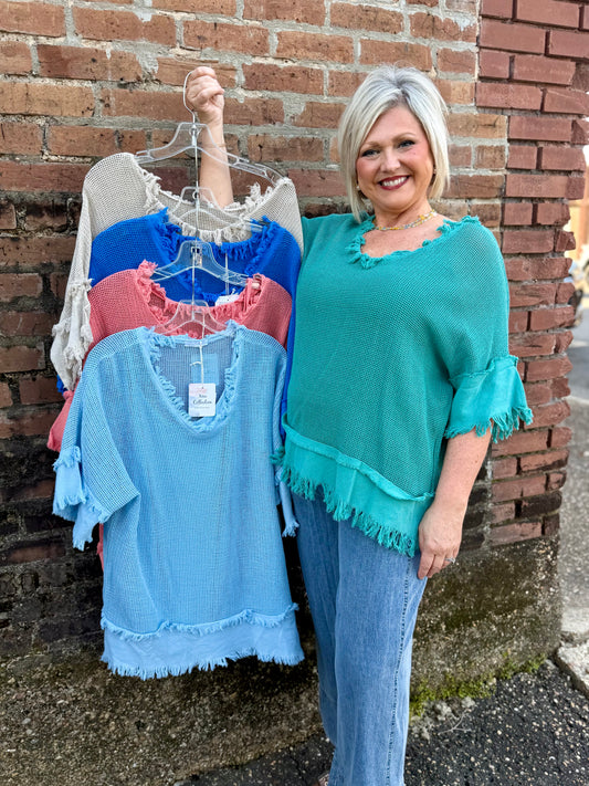 Made in Italy Net Crochet Top with matching Cami