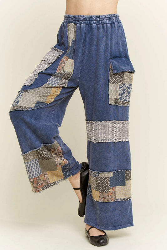 JHer Vintage Patches & Lace Pants