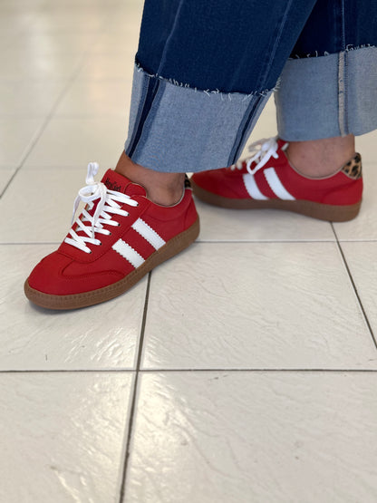 Hey Girl by Corkys Red Heads Up Sneakers