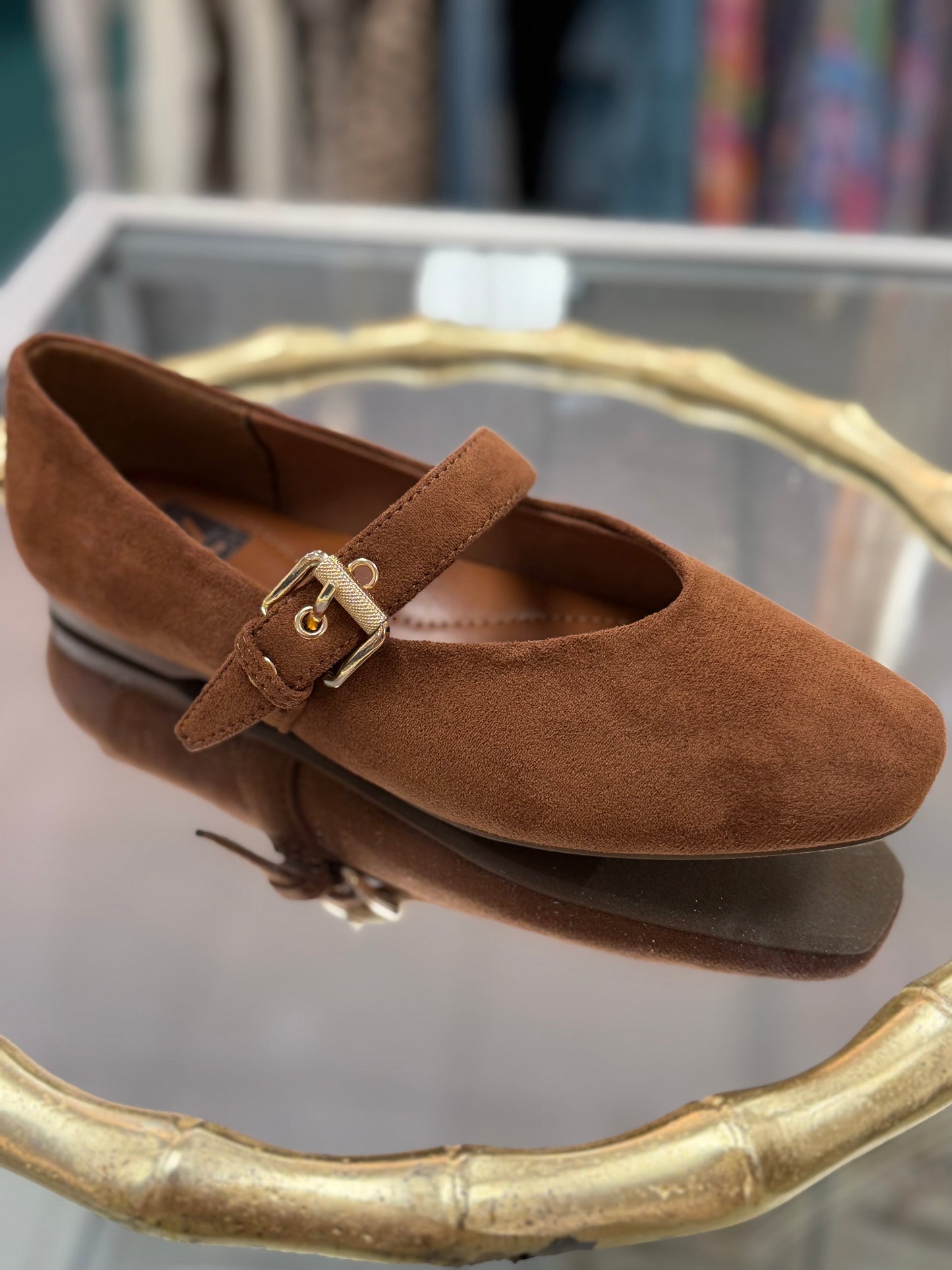 Dolce Vita Chestnut Mulaney Mary Jane Flat
