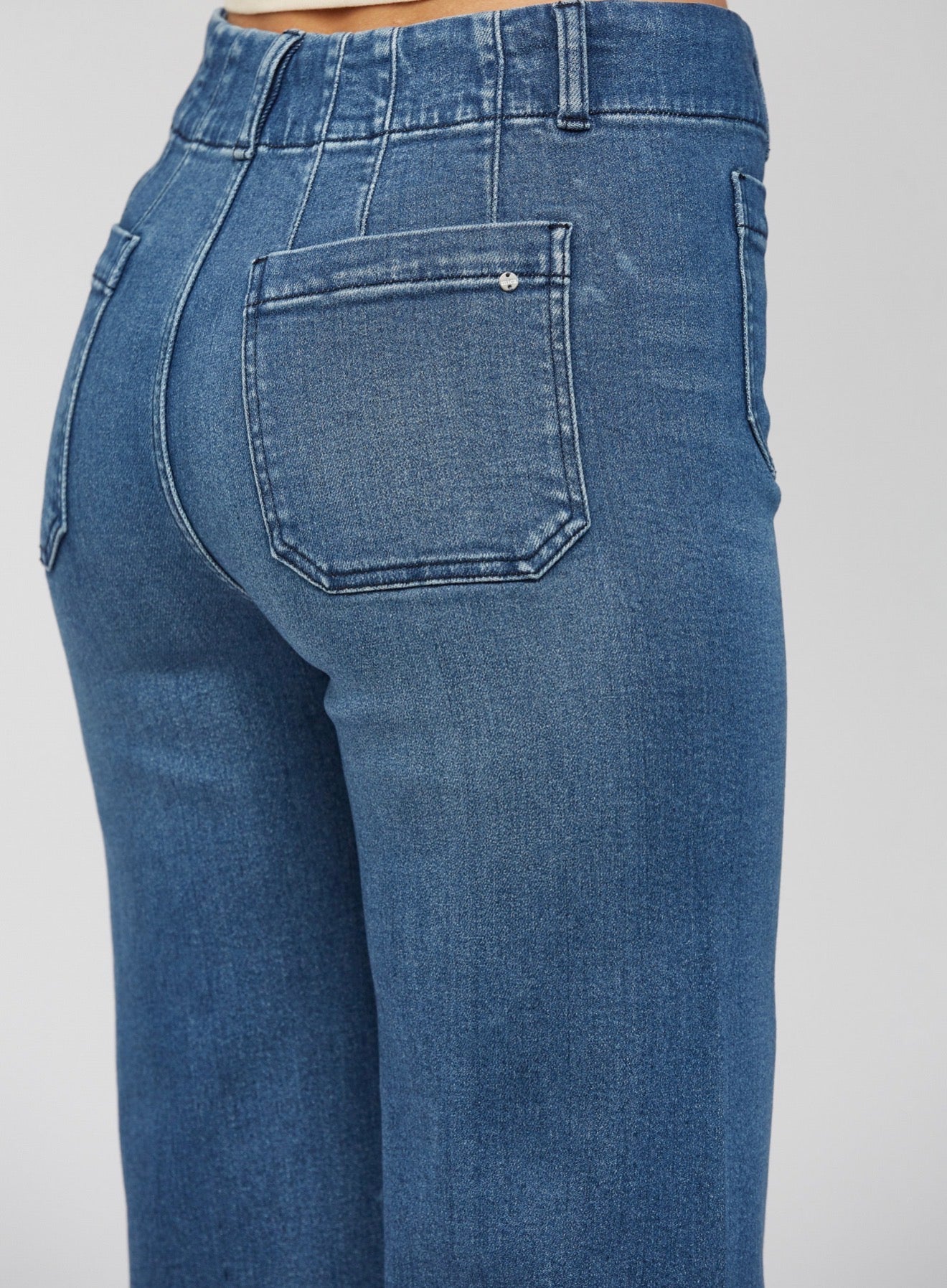 Mica Super Soft Super High Rise Wide Leg Cropped Jean