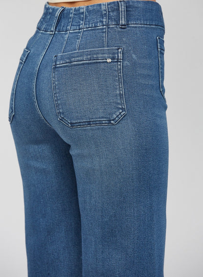 Mica Super Soft Super High Rise Wide Leg Cropped Jean