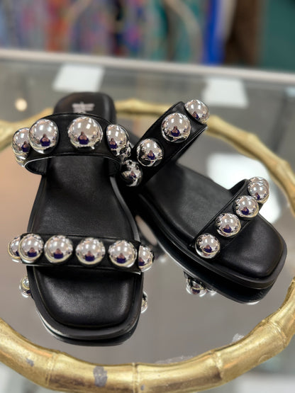 Corky's Catch a Buzz Black Sandal