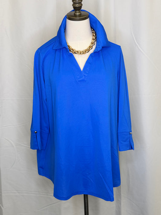 DS Plus Size Royal Tide Sailaway Top