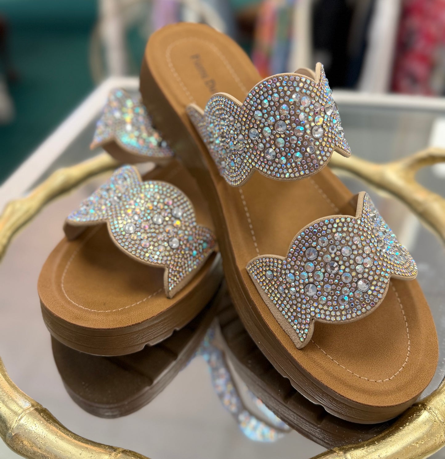 Pierre Dumas Nala Sandals Gold