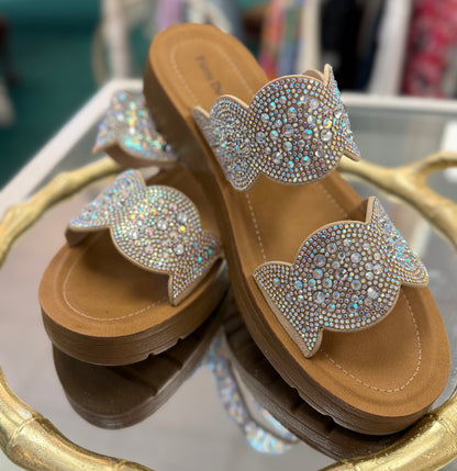Pierre Dumas Nala Sandals Gold