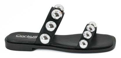 Corky's Catch a Buzz Black Sandal