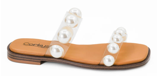 Corky's Catch a Buzz Clear Sandal