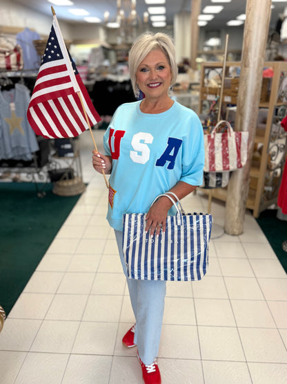 Bibi USA Patch Pullover
