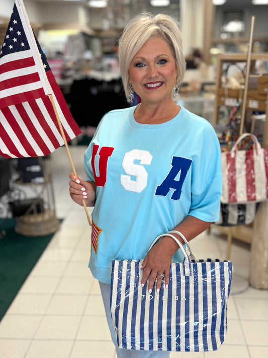PREORDER Bibi USA Patch Pullover