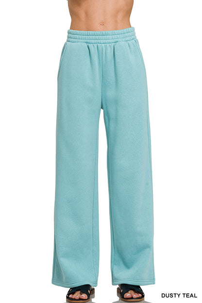 Zenana Fleece pants with pocket